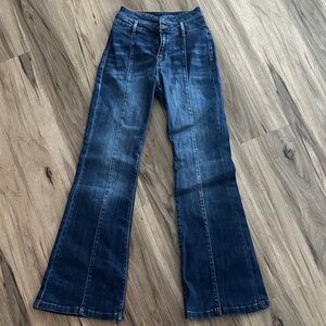 Cello Dark Blue Flare Jeans